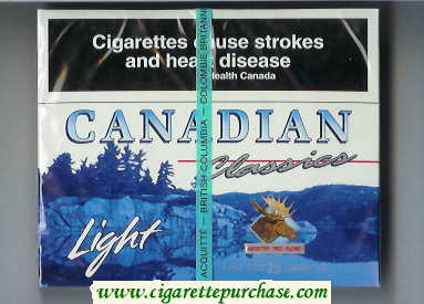 Canadian Classics Light cigarettes